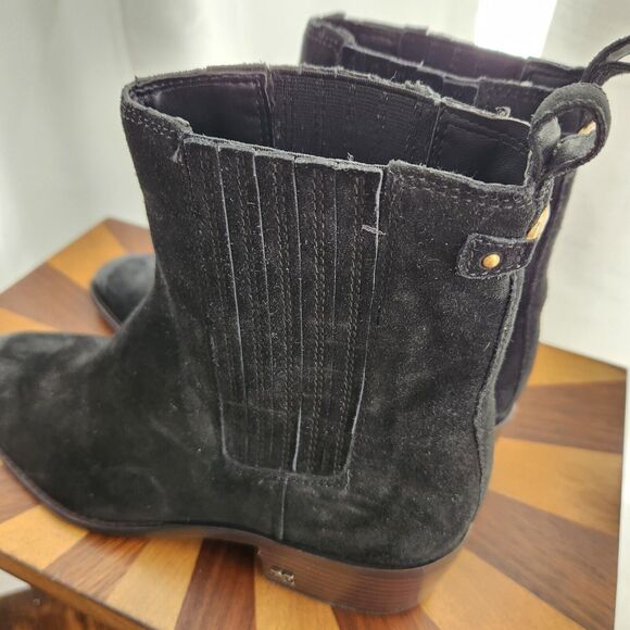 Sam Edelman Womens Size 8.5M Bronson Black Suede Chelsea Ankle Booties Boots NEW - Picture 13 of 14